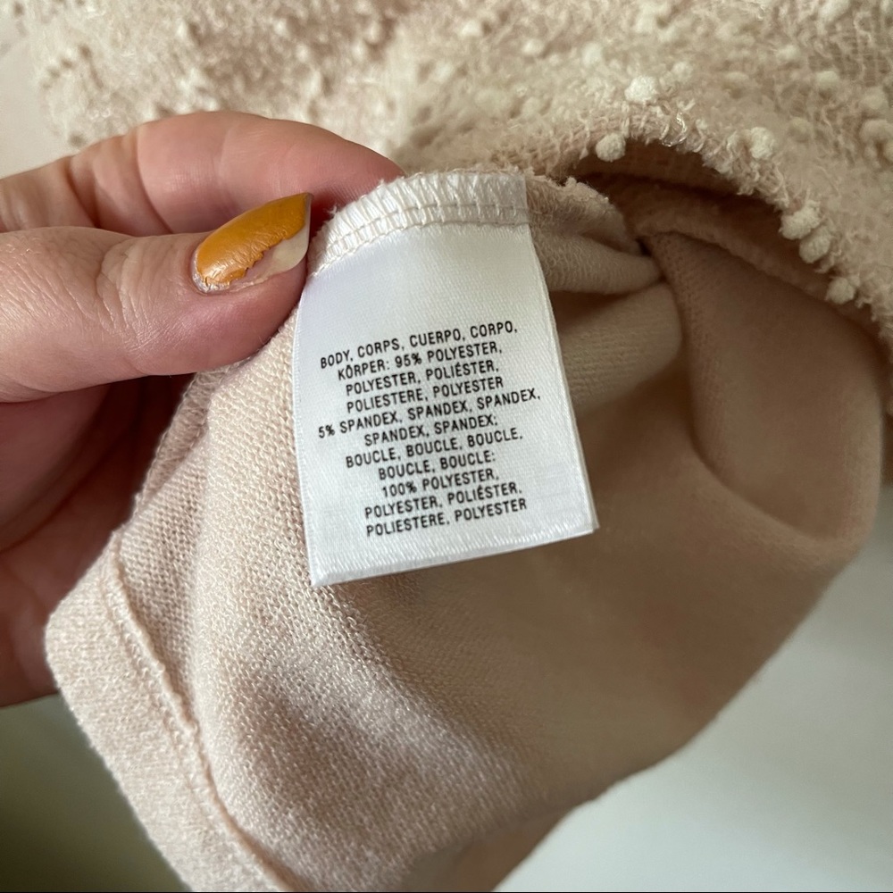 Anthropologie | Shimmer Boucle Peplum Top - Picture 5 of 8